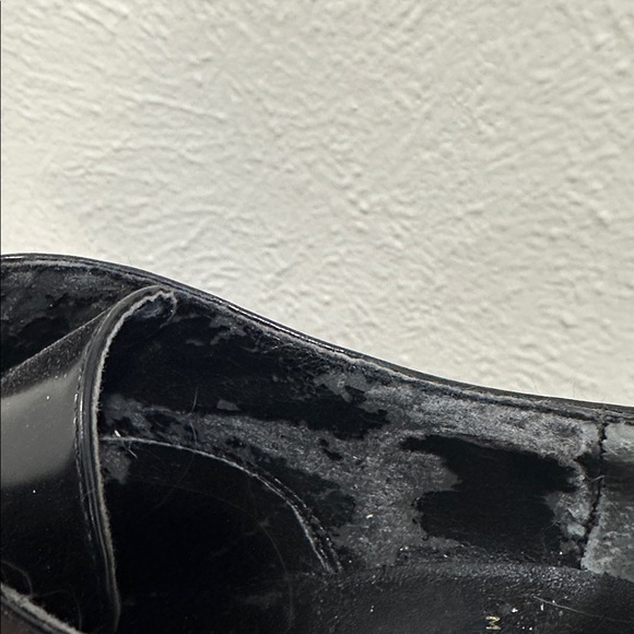 Marc Fisher Black Leather Lace-Up Shoes - Picture 13 of 16